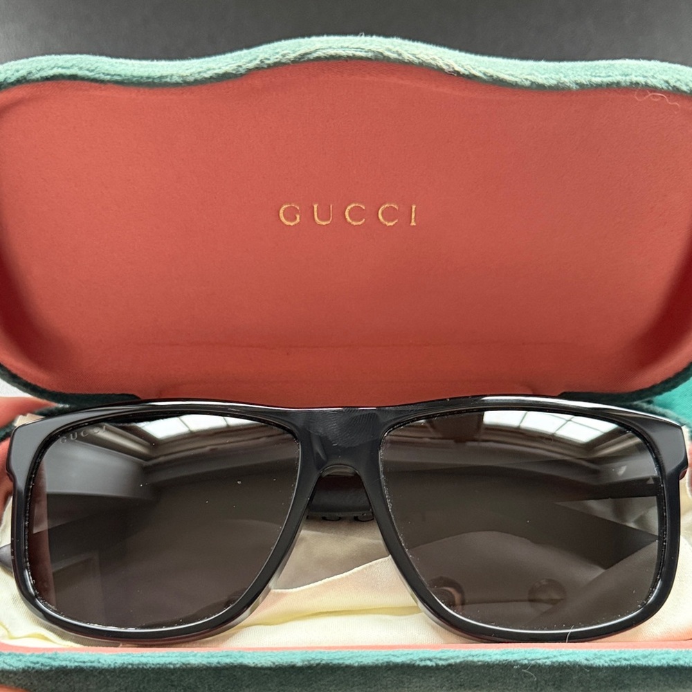 Gucci Dark-Tinted Sunglasses with Case